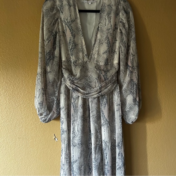 Olivaceous Gray Animal Print Women’s Dress - Size Small - Picture 11 of 12